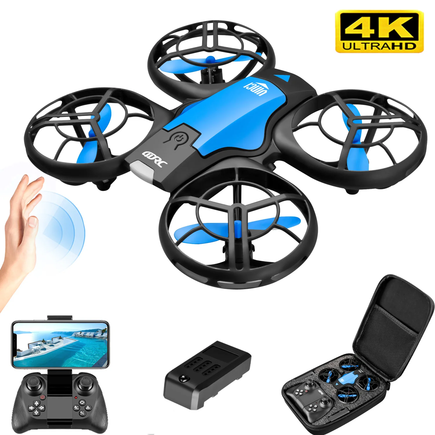 Drone Camera 4K - Nuovo Mini Drone V8 con Telecamera