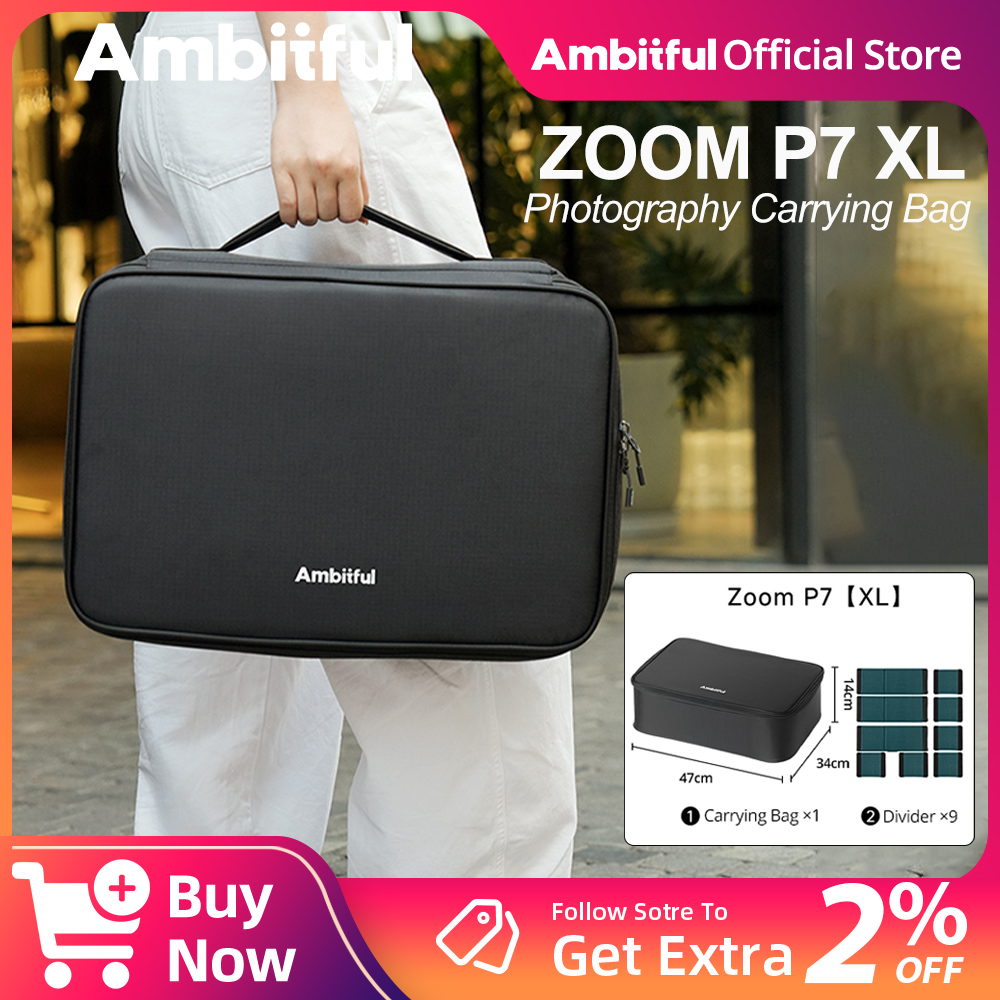 Drone Camera Professional - Ambitful ZOOM P7II XL Borsa da