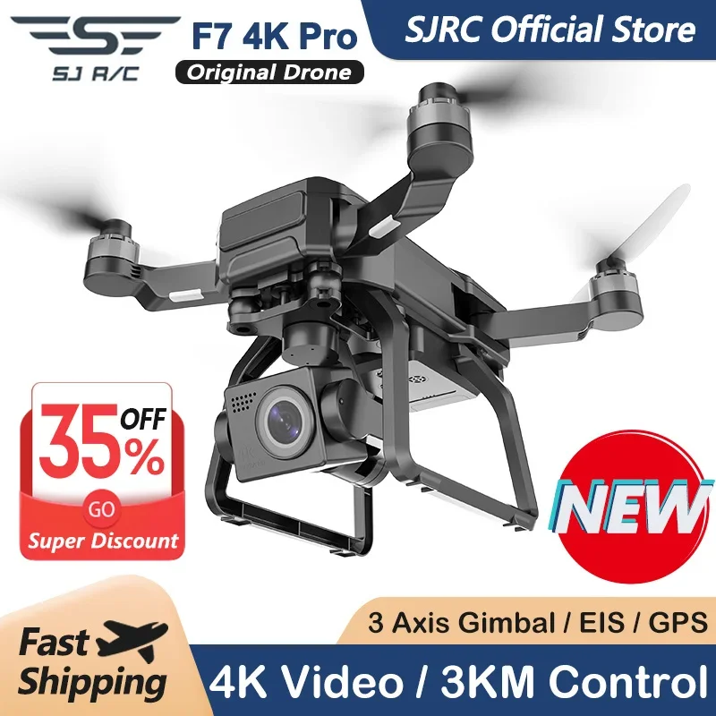 Drone Camera Professional - SJRC F7 4K PRO Drone con