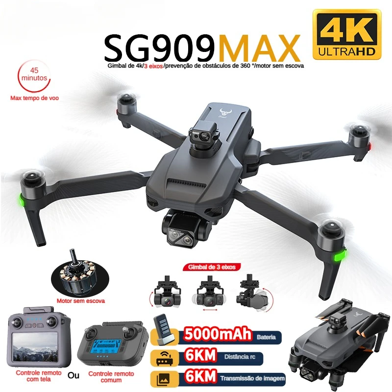 Drone Camera 4K - ZLL SG909 SG909MAX Drone professionale con